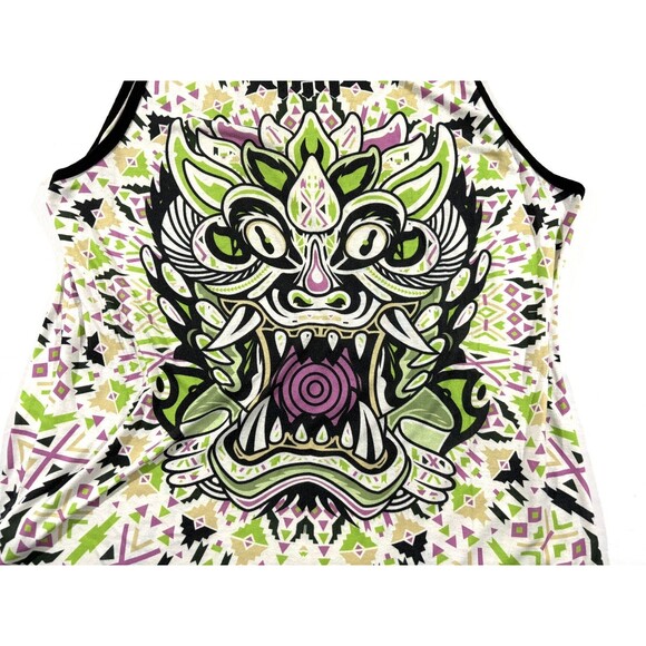 Into The AM Tribal Beast Graphic Premium AOP Tank Top Sleeveless Rave EDC Sz 2XL - Picture 9 of 10